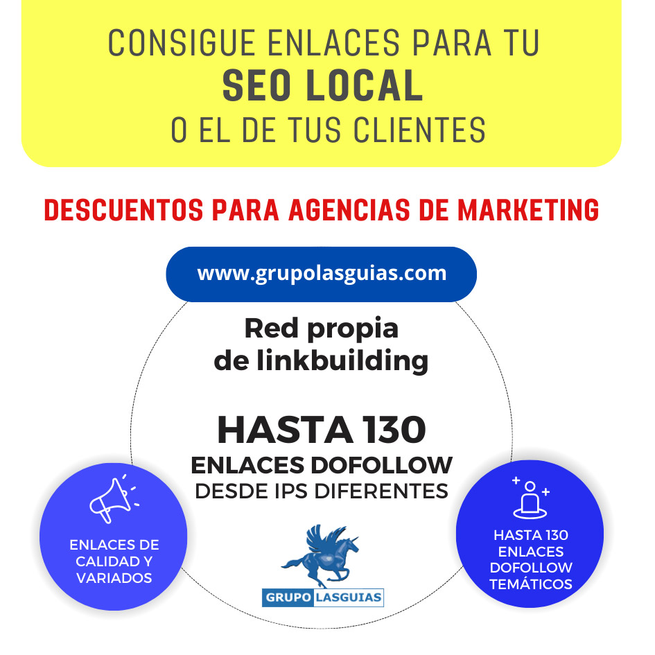 Consiga enlaces para su seo local